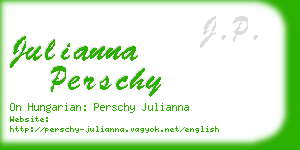 julianna perschy business card